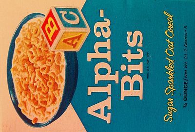 Alpha-Bits ¾ oz. front panel
