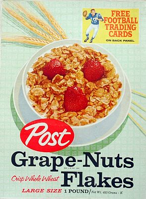 Grape Nuts Flakes 16 oz.  front panel 