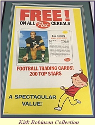 Hornung grocery store poster