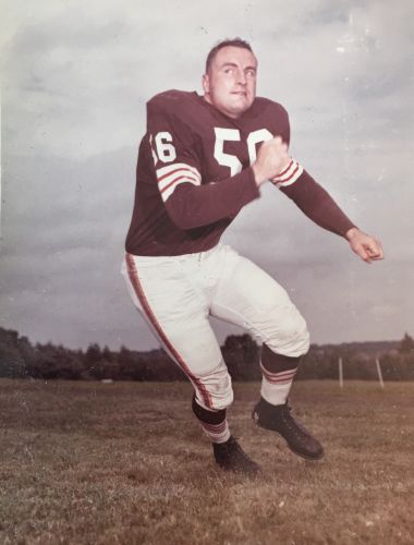 Johm Morrow Post cereal football proof photo