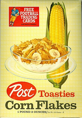 Post Toasties 18 oz. front panel