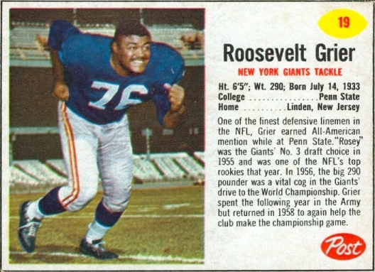 Roosevelt Grier Sugar Coated Corn Flakes 10. oz