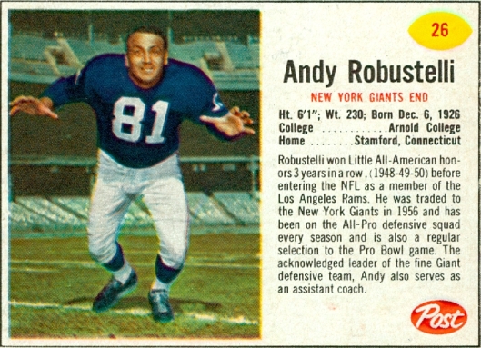 Andy Robustelli Raisin Bran 14 oz. panel 102 26