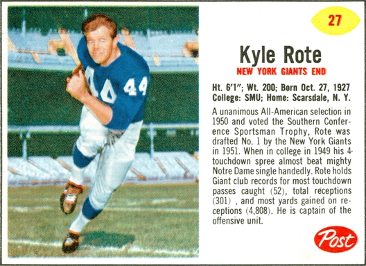 Kyle Rote Top 3 10 oz. 27