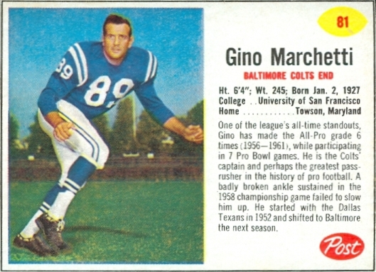 Image result for gino marchetti