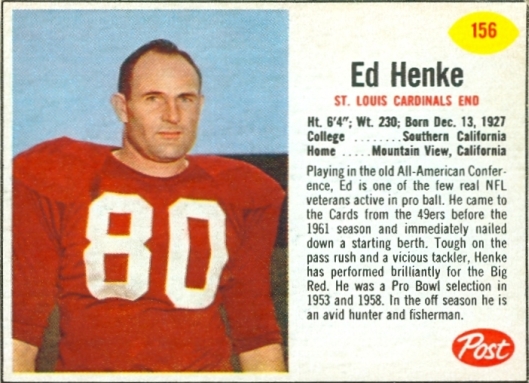 Ed Henke Post Toasties 12 oz. Top Flap 156