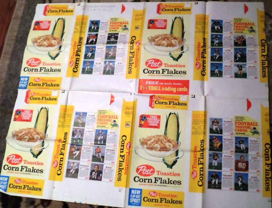 Post Toasties 12 oz. press sheet